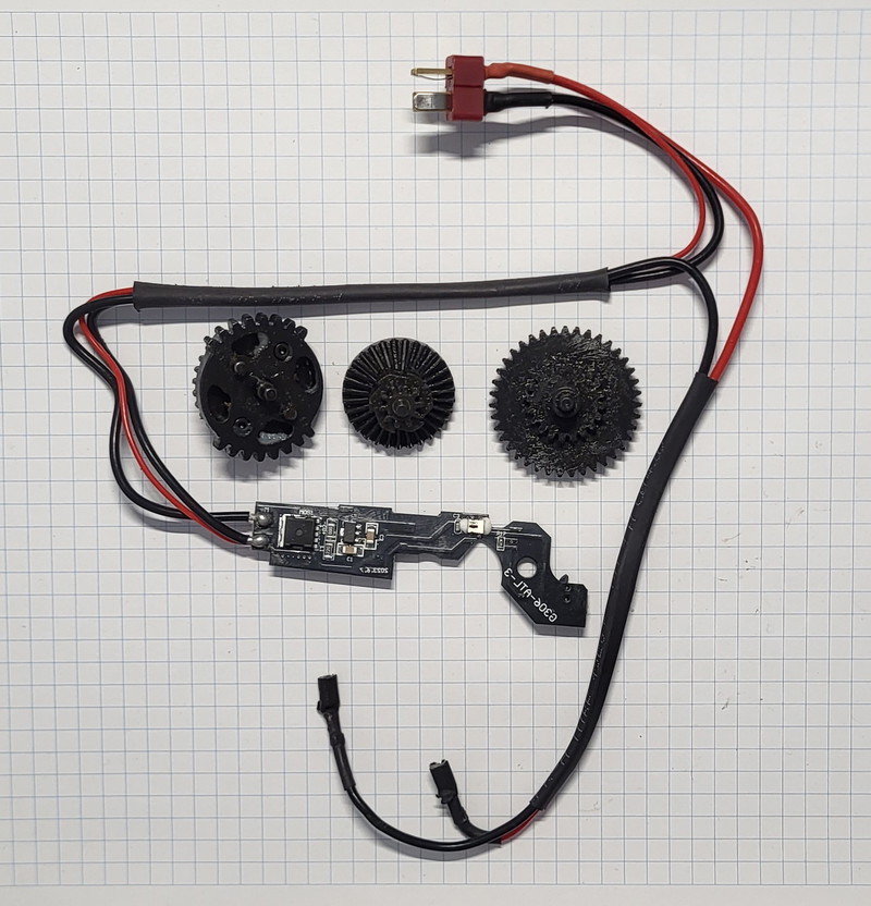 Afbeelding 1 van DSG gears and E-shooter ETU for ver 3 gearbox- 30 bbs per second