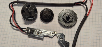 Afbeelding 2 van DSG gears and E-shooter ETU for ver 3 gearbox- 30 bbs per second