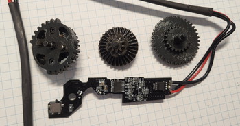 Afbeelding 3 van DSG gears and E-shooter ETU for ver 3 gearbox- 30 bbs per second