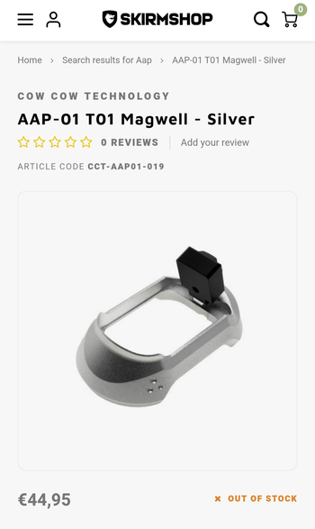 Image 2 pour AAP-01 T01 Magwell - Silver cowcow