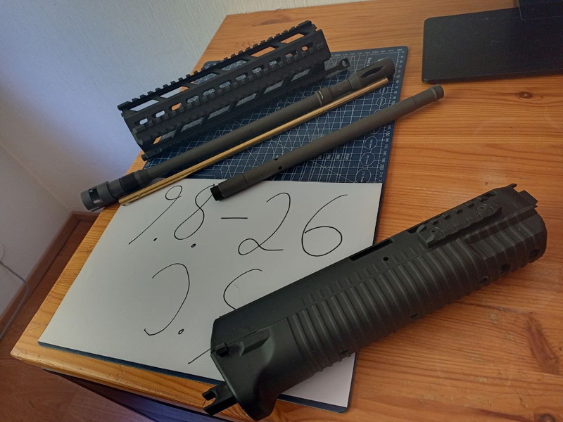 Image 1 for GHK 551 barrel kit with tactical rail