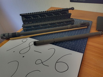 Image 2 for GHK 551 barrel kit with tactical rail