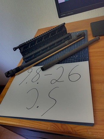 Image 3 for GHK 551 barrel kit with tactical rail