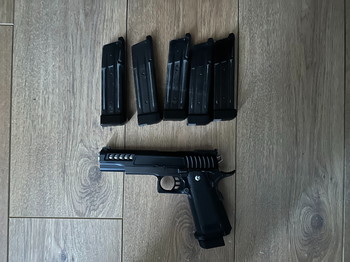 Image 3 pour Tokyo Marui Hi-Capa geupgrade met 6 mags