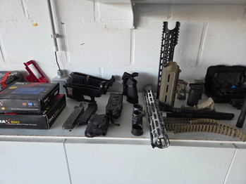Imagen 3 de Groot lot airsoft accessoires tracers scopes silencers
