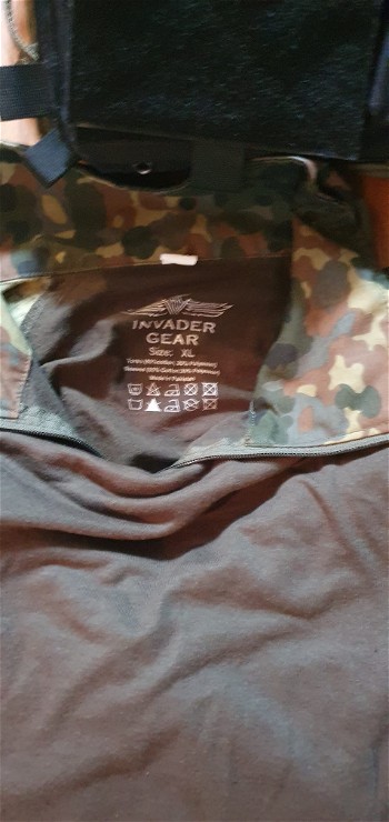 Afbeelding 3 van plate carrier,ghillie hood, T-shirt en broek maat XL