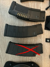 Imagen para Verschillende stanag magazijnen en speedloaders waaronder een G en G drummag, amoeba highcaps en G en G midcaps