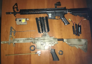 Bild für Gereserveerd*** M4 met extra parts