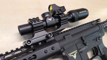 Image 2 for Custom tuning AR15 M4 GBB MK18  Gun in TTi Style John Wick JW2 Gun Full Metall mit LPVO Optic
