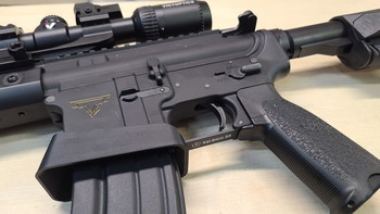 Afbeelding 4 van AR15 M4 GBB MK18  Gun in TTi Style John Wick JW2 Gun Full Metall mit LPVO Optic