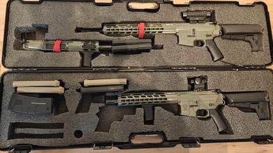 Image for Unieke Krytac Trident Mk2 set met 2 lowers zowel AEG als HPA en 3 uppers