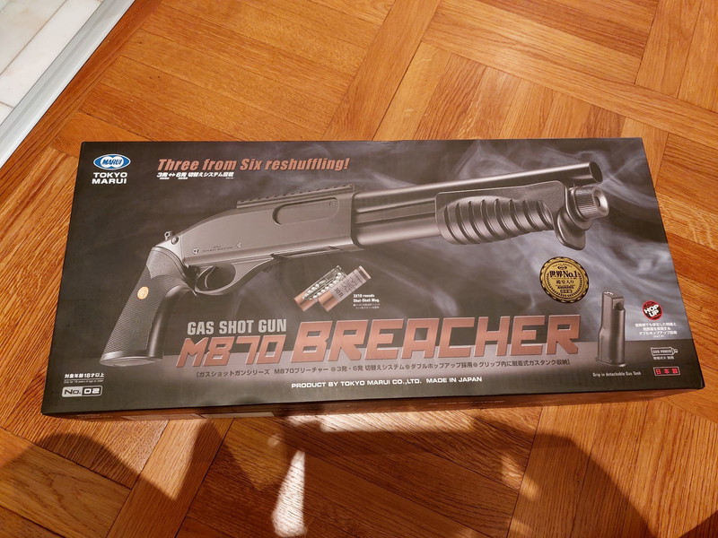 Image 1 pour Brand New Tokyo Marui Breacher M870 Gaz Shot gun