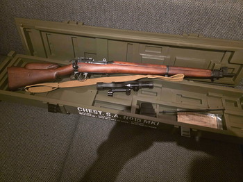 Afbeelding 3 van ARES Lee Enfield NO 4 MK1 met Scope en  Mount