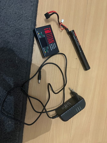 Afbeelding 2 van Lancer Tactical m4 Model (4mags) (BBS)  (accu+lader) (loader)