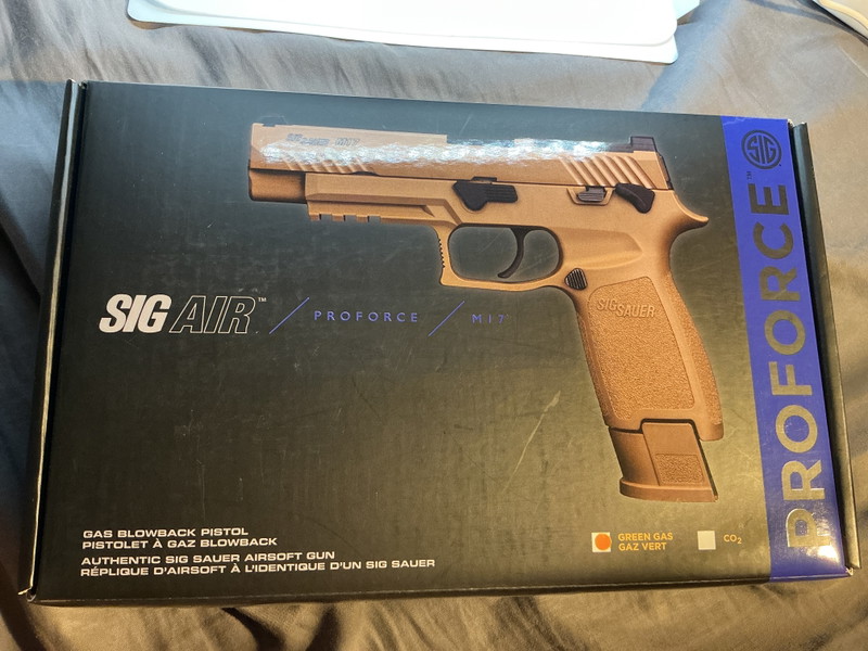 Zdjęcie 1 – VFC Sig Sauer ProForce P320-M17 Gas-Blow-Back 6mm BB Coyote Tan