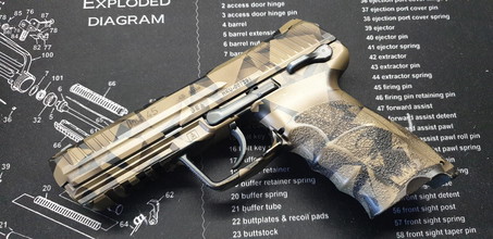 Afbeelding van HK 45 USP MARUI - peinture Cerakote Aerografockeur
