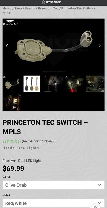 Imagen 4 de Princeton Tec MPLS Red/White