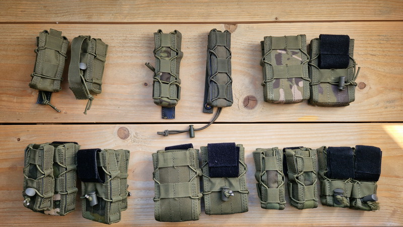 Image 1 for TKA - Diverse Multicam Tropic en OD Pouches - Zie beschrijving.