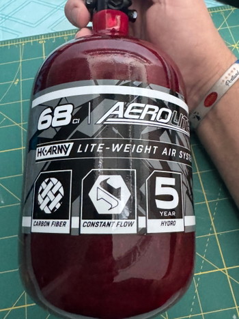 Image 2 for HK army 1.1 L Carbon fles rood