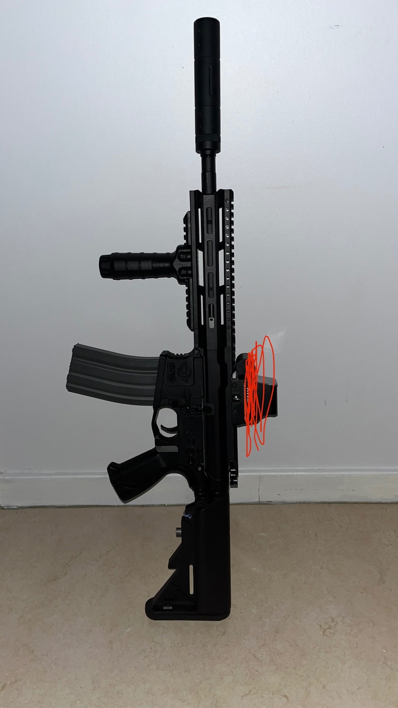 Image 1 pour CM16 raider G&G + silencieux + poignet vertical