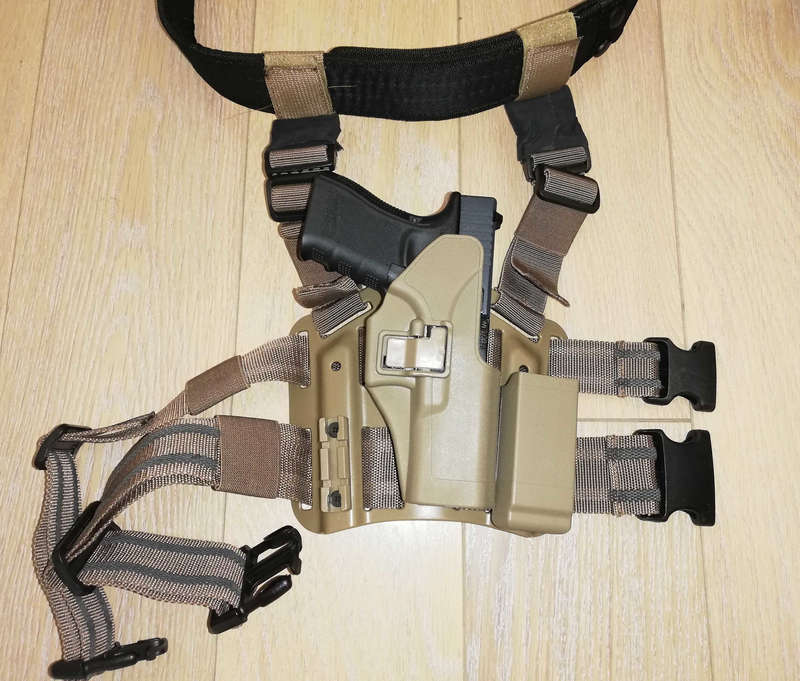 Afbeelding 1 van Beenholster glock + belt