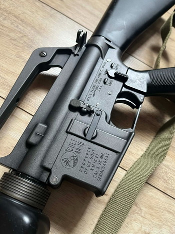 Afbeelding 2 van Late production XM16E1 WE GBB + early Brownells stock.