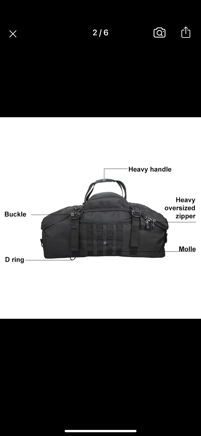 Image 1 pour Travel bags 80L