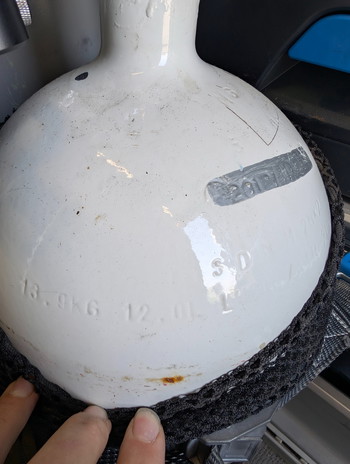 Afbeelding 2 van Duikfles 12L met vul adapter