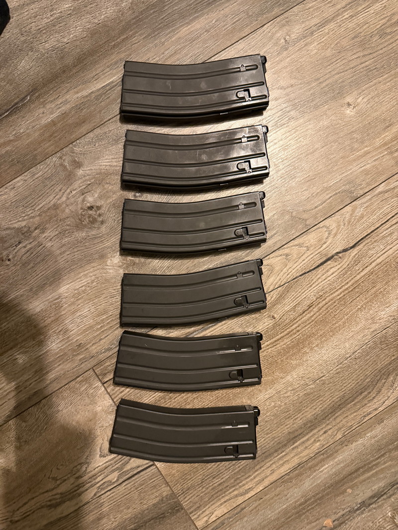 Image 1 for 6 originele TM MWS mags