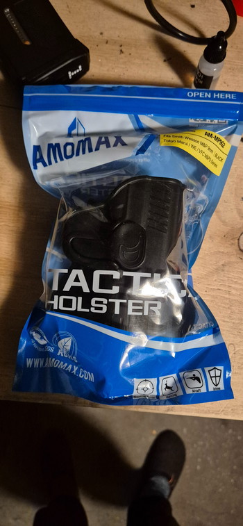 Image 2 pour Amomax Paddle Holster for WE / VFC M&P9 (Black) A-27390