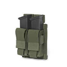 Image for Warrior Assault Systems - Elite OPS Direct Action Double 9mm Pistol Pouch - Olive Drab