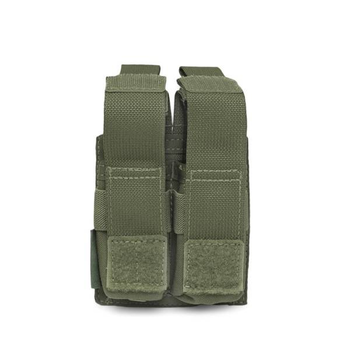 Image 2 pour Warrior Assault Systems - Elite OPS Direct Action Double 9mm Pistol Pouch - Olive Drab