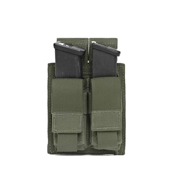 Bild 3 für Warrior Assault Systems - Elite OPS Direct Action Double 9mm Pistol Pouch - Olive Drab