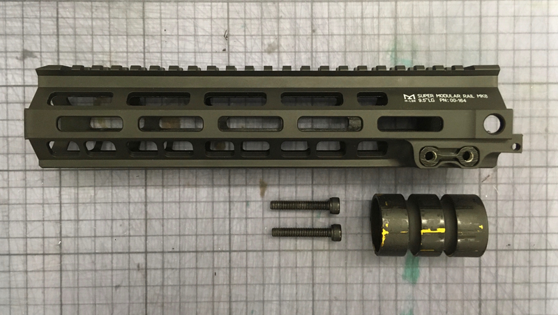 Imagen 1 de Polymer handguard in Geissele 9.5 inch style