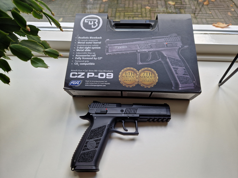 Afbeelding 1 van KJW (ASG licensed) CZ P-09 Duty GBB/CO2