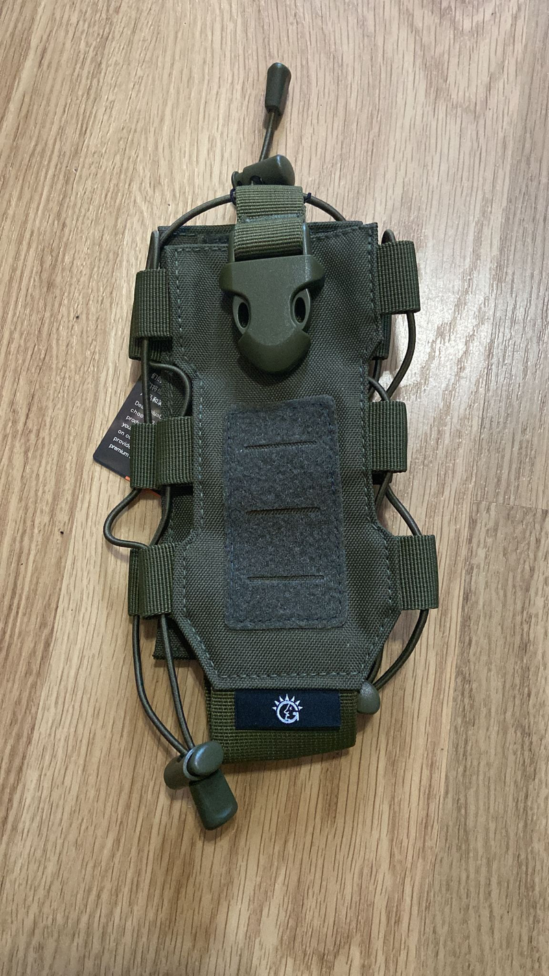 Image 1 pour Minimalistic hpa/fles/radio pouch olive drab