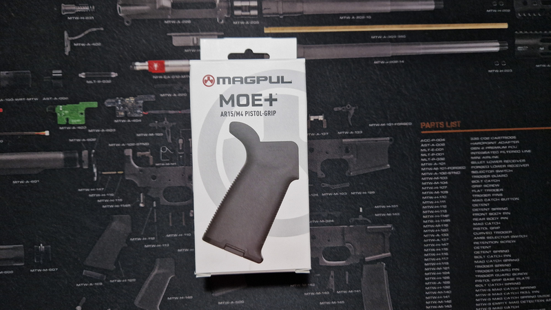 Bild 1 für Magpul MOE+ Grip - AR15/M4 for GBBR- BK