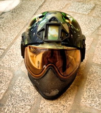 Bild für WARQ helm met extra vizier ( nieuw ) special paint