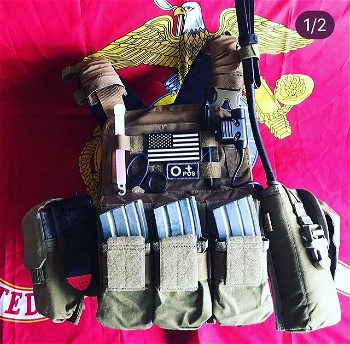 Image 3 pour MARSOC lot : Specna Arms MK18 Daniel Defence + AVS fully loaded vest + maritime thick and heavy helmet