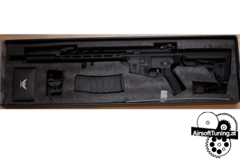 Image 7 pour Tuning AR-15 ETU | 1.6 Joule | 23 RPS | DE M906B | Full Metal | Cyma Rotary Hopup | with Accessories | QSC