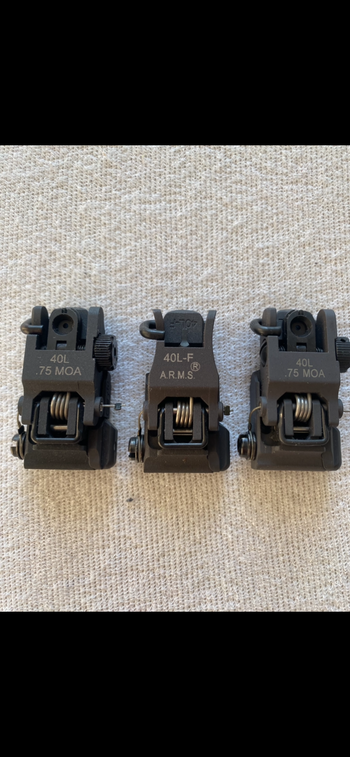 Bild 2 für Original A.R.M.S. Flip Up Iron Sights.