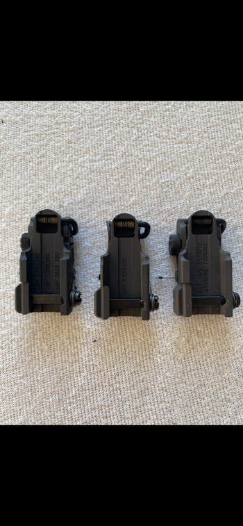 Bild 3 für Original A.R.M.S. Flip Up Iron Sights.