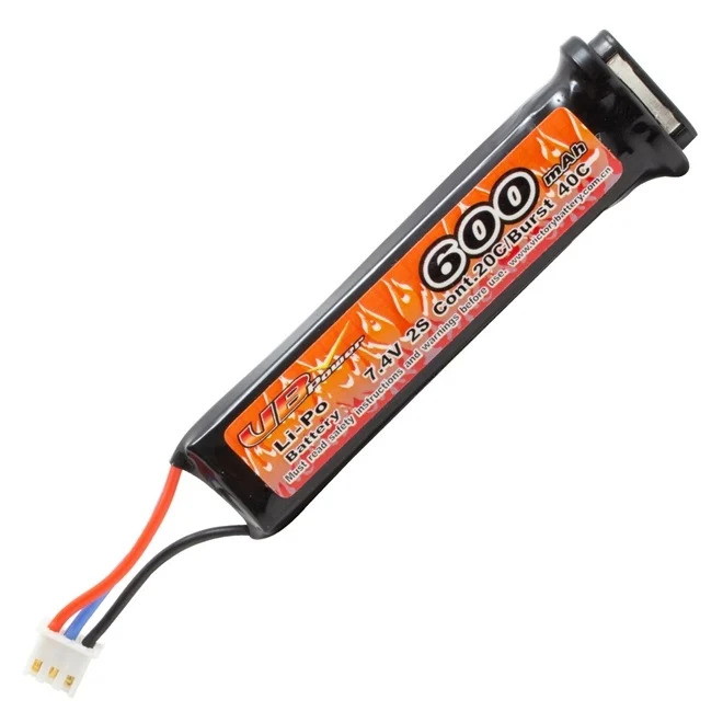 Image 1 for 2 nieuwe VB Power LiPo 7.4V 600mAh Tokyo Marui AEP Batterijen