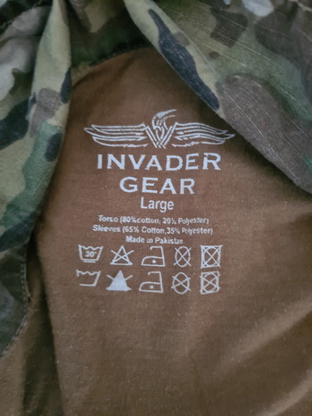 Afbeelding 2 van Multicam shirt L van invader gear