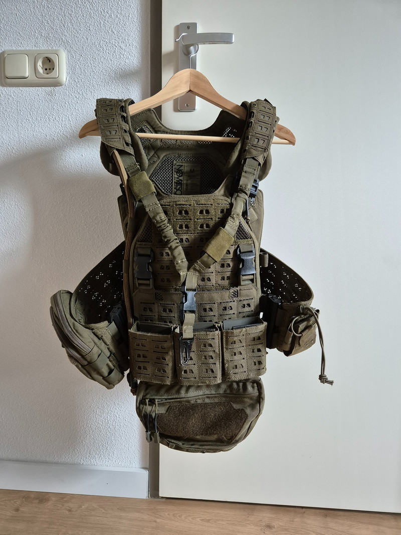 Afbeelding 1 van Novritsch Plate Carrier - OD Green - Diverse Pouches