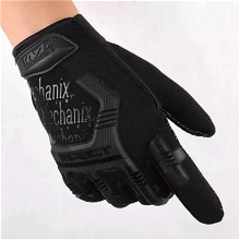 Afbeelding van Mechanix handschoenen zwart - mpact - padding