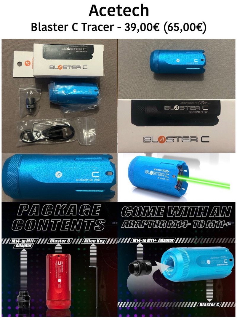 Imagen 1 de Acetech Blaster C Tracer blau