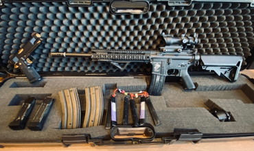Image pour Specna Arms Marine env m4 (AEG) + Tokyo Marui Hi-Capa 5.1 Gold (GGB) + Koffer