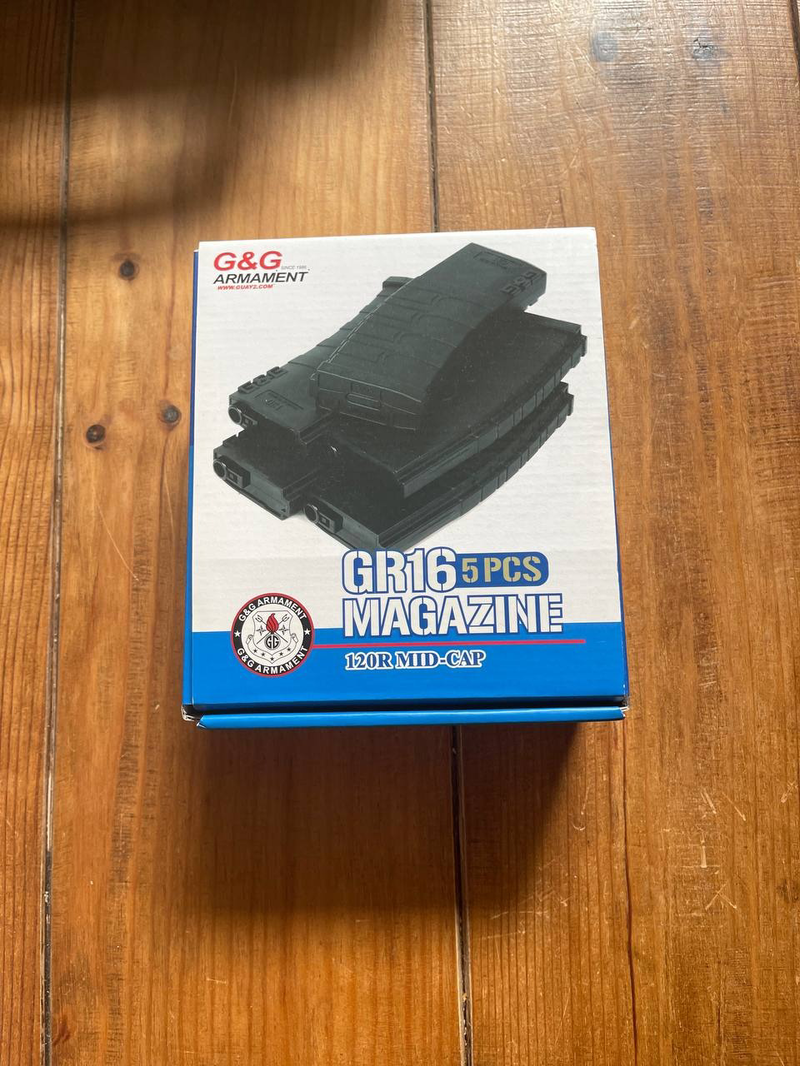 Bild 1 für 4 magazijnen G&G GR16 120 mid-cap