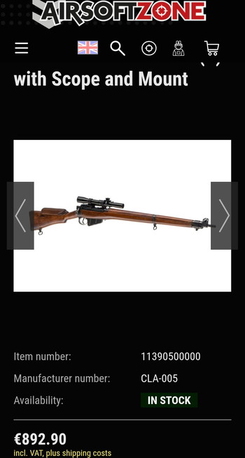 Imagen 3 de Ares Lee Enfield No4 Mk1T sniper